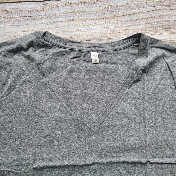 BP Vneck Basic Tshirt Tee Gray Small - Picture 2 of 6